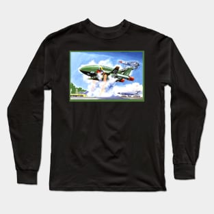 Vintage Japan Model Kit Box Art - Two Long Sleeve T-Shirt